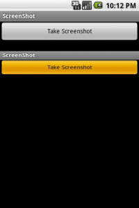 Screenshot in android