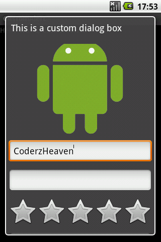 Custom Alert in Android